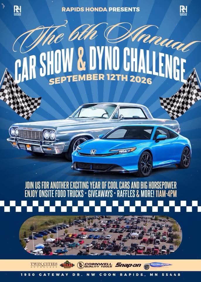 The 6th Annual Car Show & Dyno Challenge flyer