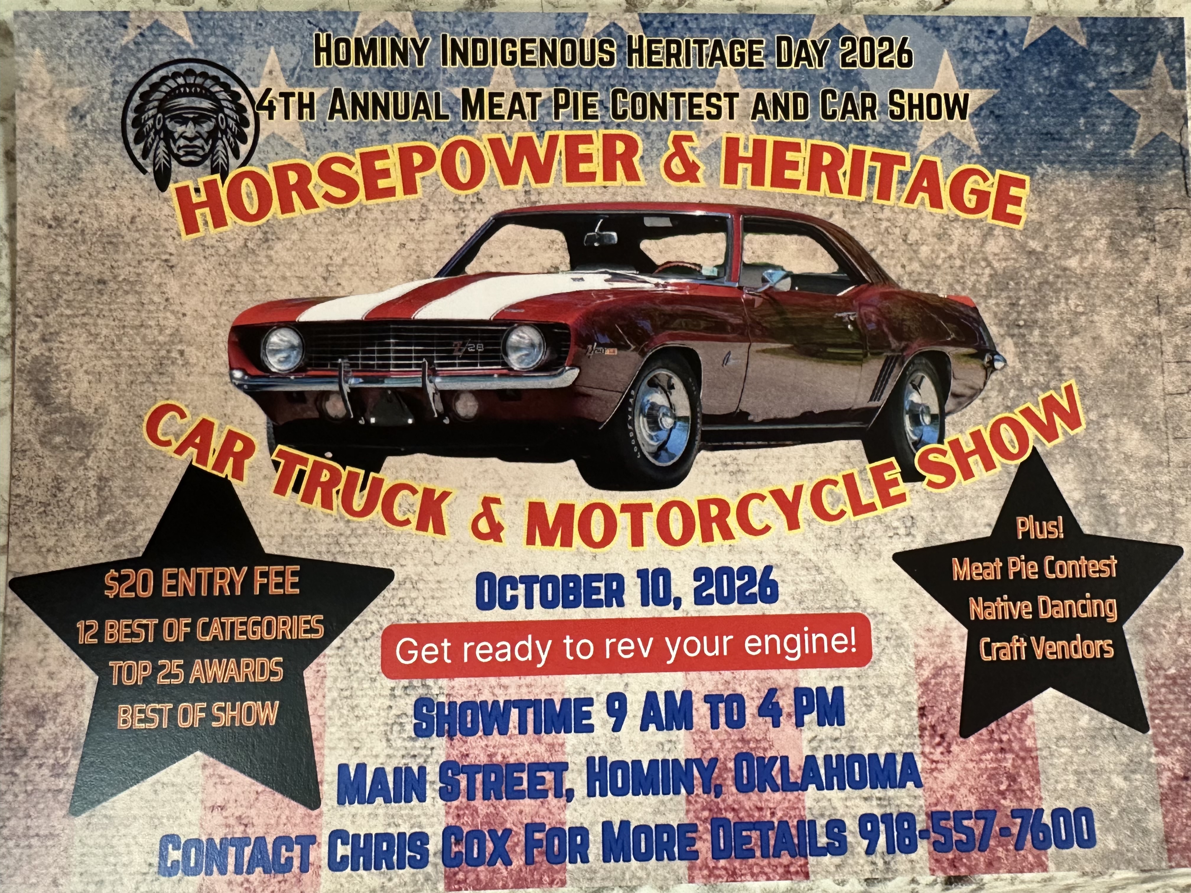 Hominy Ok Horsepower Heritage flyer